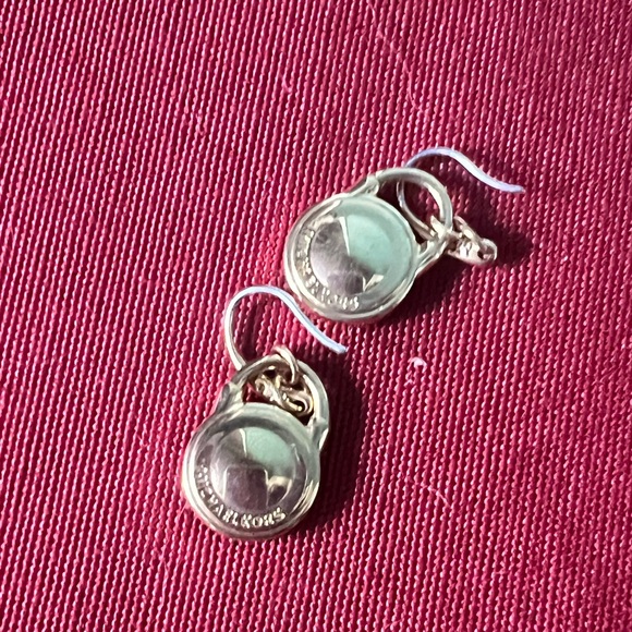 MICHAEL KORS Signature Gold Plated Lock Earrings - Picture 3 of 8